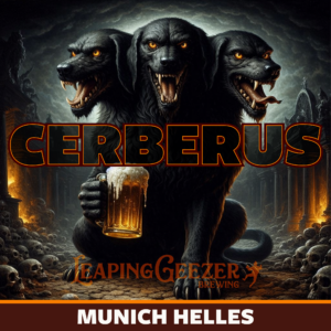 Cerberus Helles tap label 2026