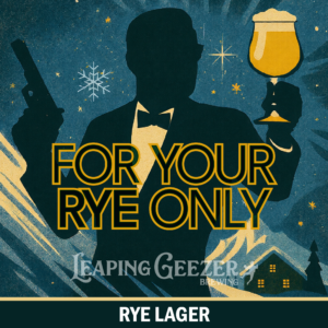 For Your Rye Only tap label 2026