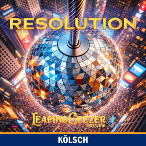 Resolution Kolsch tap label 2026