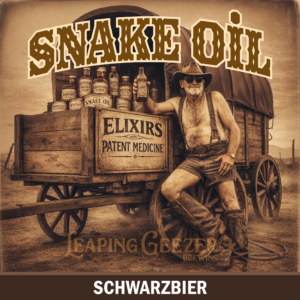 Snake Oil tap label 2026